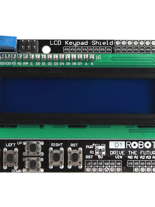 HALJIA 1602 LCD Display Module With keys LCD Keyboard Keypad Shield Board Compatible with Arduino UNO R3 MEGA2560 Nano