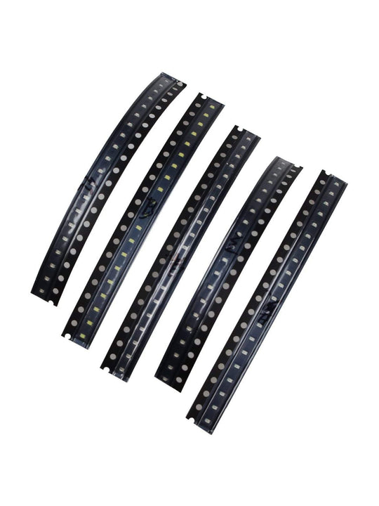 HALJIA 0603 SMD LED Red/Yellow/Green/White/Blue Light-Emitting Diode Set - Black (100 PCS) For Arduino Raspberry Pi DIY Etc