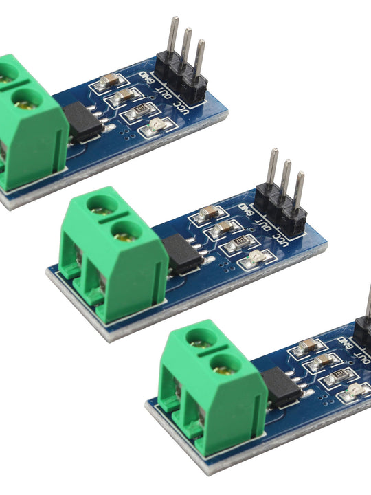 HALJIA 3PCS ACS712 30A Range Analogue Current Sensor Module ACS712ELCTR-30A Compatible with Arduino