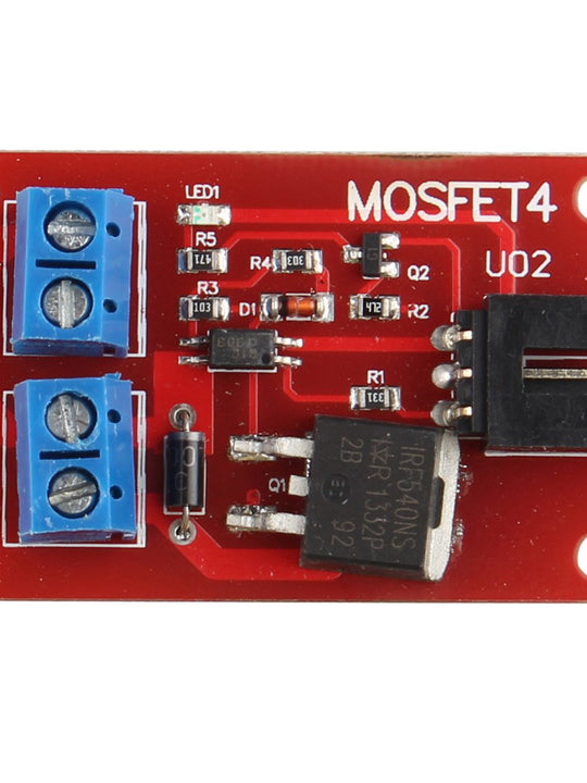 HALJIA 1 Channel MOSFET Switch IRF540 Isolated Power Compatible with Arduino DIY etc.