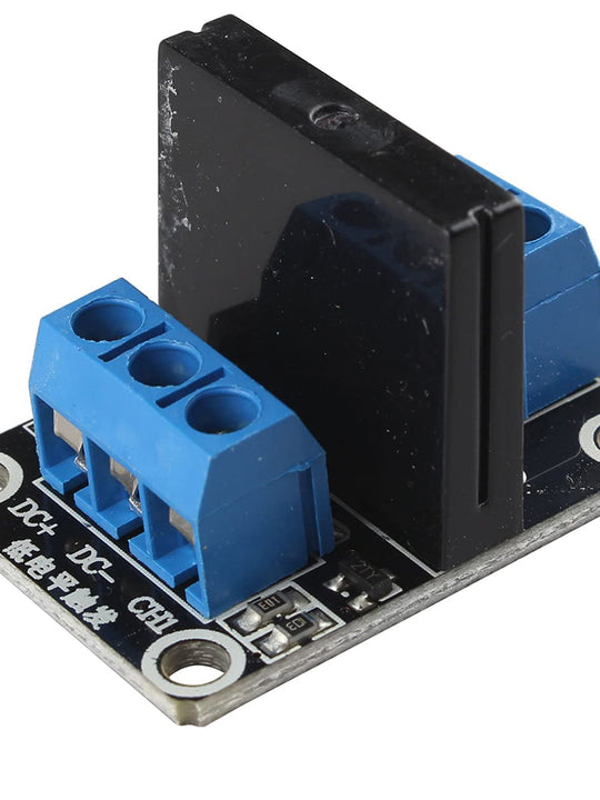 HALJIA 1 Channel 5V Solid State Relay Module With Resistive Fuse Compatible with Arduino Uno Duemilanove MEGA2560 MEGA1280 Raspberry Pi ARM DSP PIC