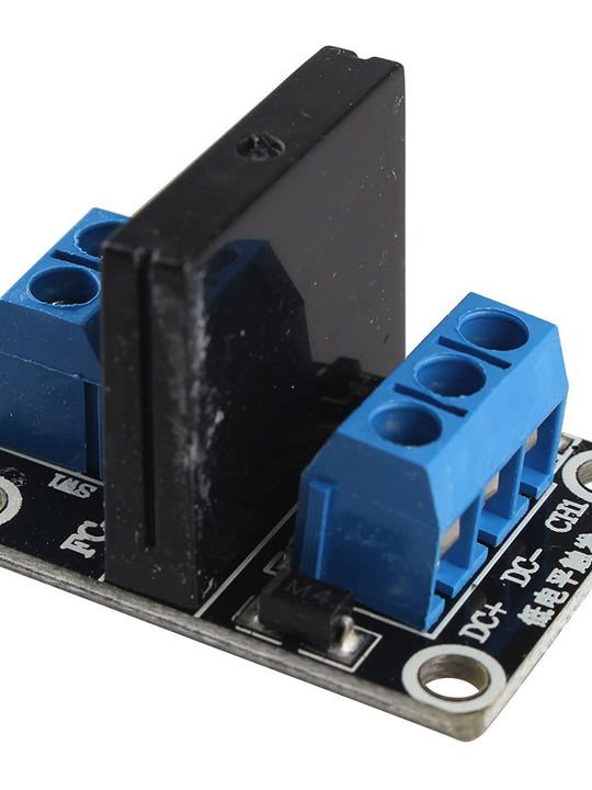 HALJIA 1 Channel 5V Solid State Relay Module With Resistive Fuse Compatible with Arduino Uno Duemilanove MEGA2560 MEGA1280 Raspberry Pi ARM DSP PIC