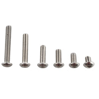 HALJIA 120pcs M3 Stainless Steel Button Hex Head Socket Cap Screws Assortment Kit