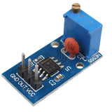 HALJIA NE555 Pulse Generator Adjustable Frequency Module 5-12V DC Compatible with Arduino Smart Car Single Channel Output Module 25 * 13mm