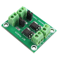 HALJIA PC817 2 Channel Optocoupler Isolation Board Voltage Converter Adapter Module 3.6-30V Driver Photoelectric Isolated Module