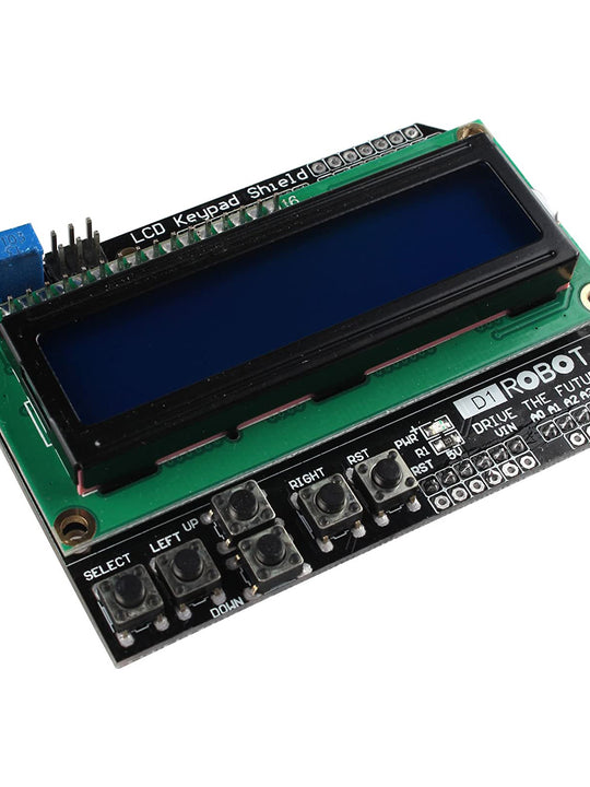 HALJIA 1602 LCD Display Module With keys LCD Keyboard Keypad Shield Board Compatible with Arduino UNO R3 MEGA2560 Nano