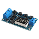 HALJIA Trigger Cycle Timer Delay Switch Circuit Dual MOS Tube Control Board DC 24V/12V Replacing Relay Module