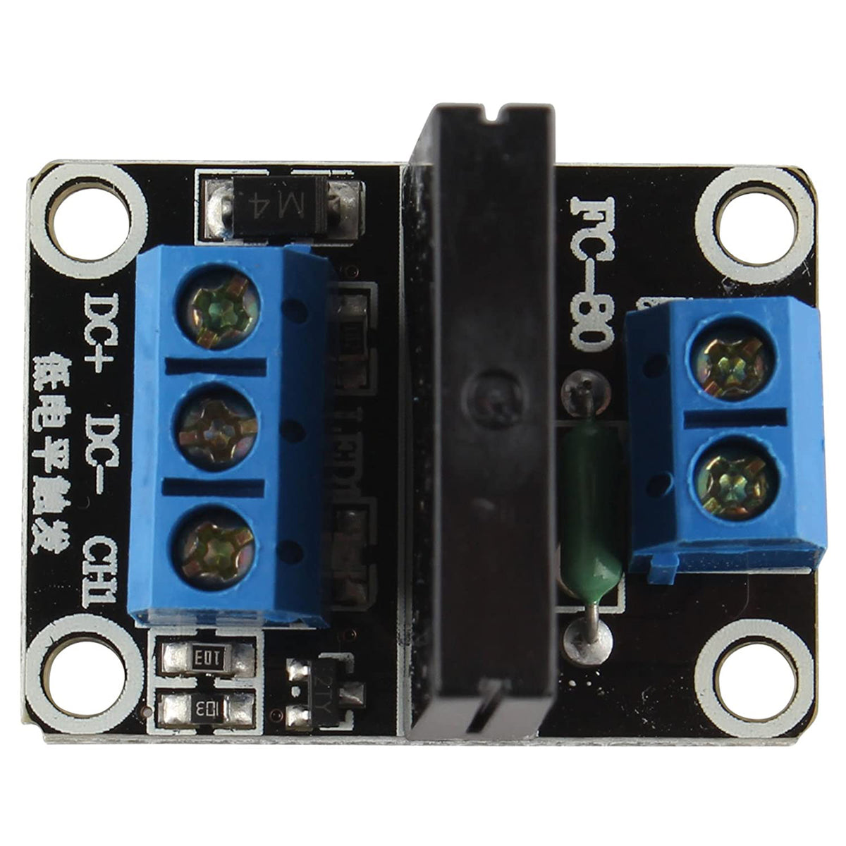 HALJIA 1 Channel 5V Solid State Relay Module With Resistive Fuse Compa