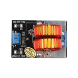 HALJIA 5~12V ZVS Low Voltage Induction Heating Power Supply Tesla Driver Board Module With Coil