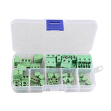 HALJIA 40PCS PCB Screw Terminal Block Universal 2-Pin/3-Pin 2.54mm 3.81mm 5mm 7.5mm Pitch PCB Mount Screw Connector Green (2-Pin: 2.54mm 3.81mm 5mm 7.5mm/ 3-Pin: 2.54mm 3.81mm 5mm 7.5mm 5pcs Each)