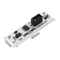 HALJIA Wardrobe Hand Sweep Sensor Module Touch Infrared Sensor Switch Light Sensor 30-80mm Short Distance Scan Sensor Electronic Components Sensor Modules Board Chip DIY Supplies For Closet Cabinet